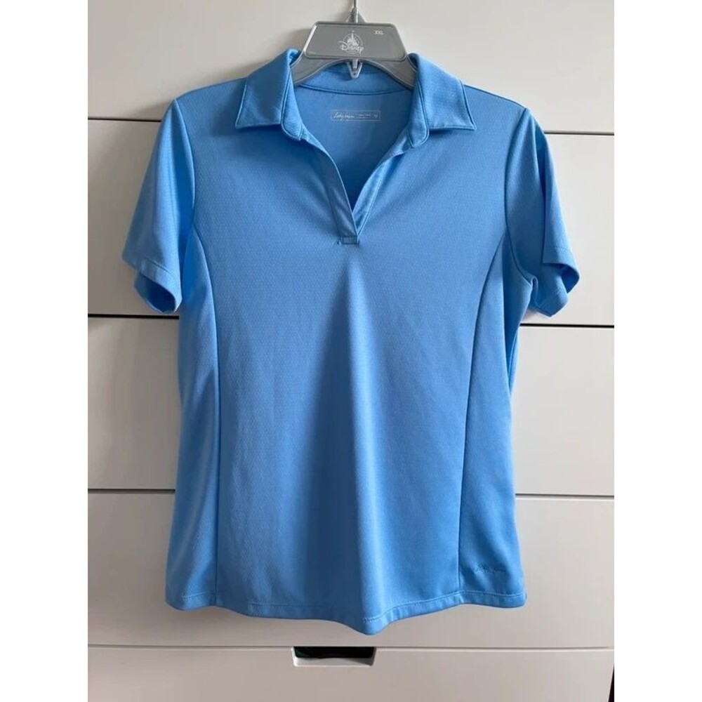 Lady Hagan Blue Golf Performance Shirt Size M